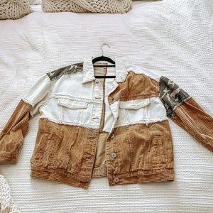 shop 12th tribe corduroy camo shacket